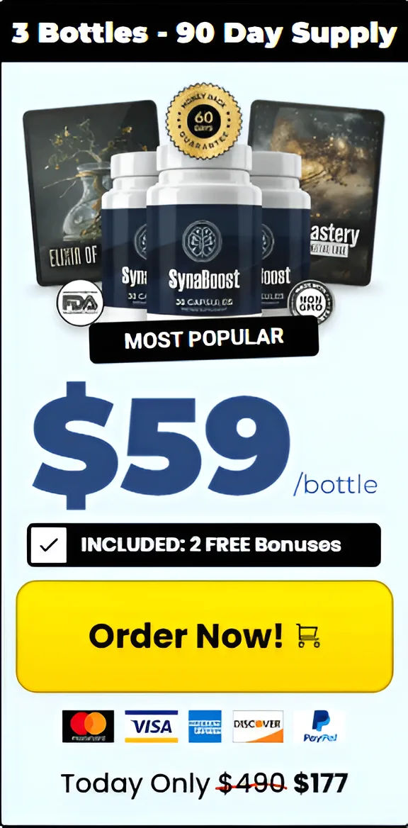 SynaBoost SynaBoost three bottles order